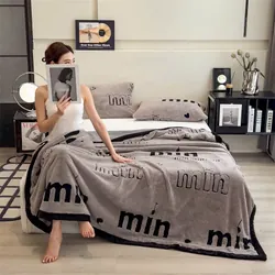 Chăn MIN MIN New 2025  nhung sữa dày ấm áp 713496