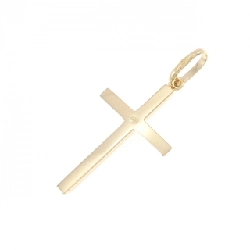 K18YG Mặt dây chuyền hình chữ thập - Hàng hiệu Chính hãng 864920