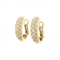 Bông tai kim cương 750YG - Hàng hiệu Authentic 867885