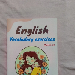 Bộ 5 quyển, đủ 52 tuần. Luyện viết 5 vựng tiếng Anh mỗi ngày.