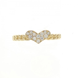 Nhẫn kim cương hình trái tim K18YG 0.10CT 671193