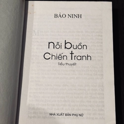 Nỗi buồn chiến tranh/ Sorrow of war (bìa cứng sách song ngữ) 475255