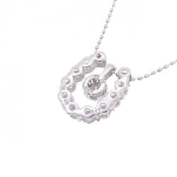 K18WG 2WAY Dây chuyền kim cương 0.08CT - Hàng hiệu Authentic 860665