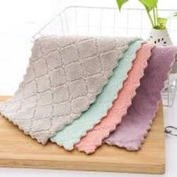 Combo 4 chiếc Khăn lau bếp kính bề mặt bụi  495959
