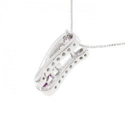 K18WG Mặt dây chuyền đá màu - Hàng hiệu Chính hãng 857976