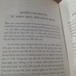 QUYỀN CON NGƯỜI, các văn kiện quan trọng (song ngữ Việt- Anh, Việt-Pháp) 780206
