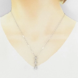 K18WG Pave Diamond Necklace 0.50CT - Hàng hiệu Chính hãng 860279