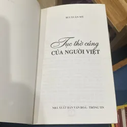 TỤC THỜ CÚNG CỦA NGƯỜI VIỆT (XB 2009) 597739