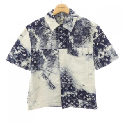 Áo sơ mi denim tay ngắn họa tiết monogram LOUIS VUITTON HNS17XNW2 - Hàng hiệu Authentic