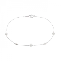 4゜C K18WG Vòng tay - Hàng hiệu Chính hãng 847756