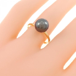 Nhẫn ngọc trai đen K18YG 8.7mm 671596