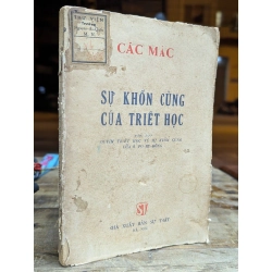 SỰ KHỐN CÙNG CỦA TRIẾT HỌC - CÁC MÁC