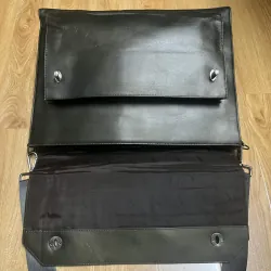 Cặp nam 37x29x9 công sở da thật 2hand 996739