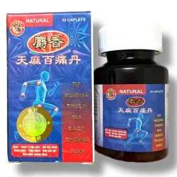 Viên uống Xạ hương thiên ma bách thống đơn hỗ trợ đau nhức xương khớp - Hộp 30 viên 800895
