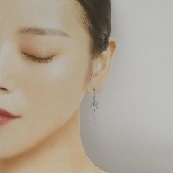 K10WG Bông tai kim cương hồng 0.02CT - Hàng hiệu Chính hãng 865693