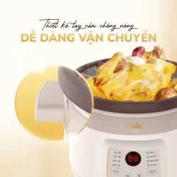 Nồi kho hầm đa năng UNIE USC308 3L lòng gốm tử sa, 8 chức năng, nấu chậm thông minh 578149