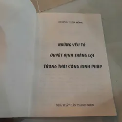 NHỮNG YẾU TỐ QUYẾT ĐỊNH THẮNG LỢI TRONG THÁI CÔNG BINH PHÁP - DƯƠNG DIÊN HỒNG 790544