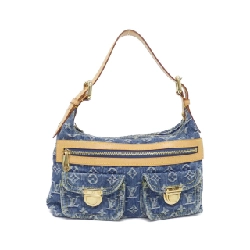 Túi xách vai Louis Vuitton Monogram Denim Baggy PM M95049+J54316 - Hàng hiệu Chính hãng