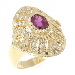 Nhẫn Ruby K18YG 0.63CT