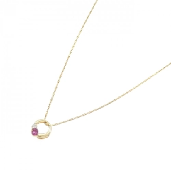 Dây chuyền ruby K18YG 0.12CT - Hàng hiệu chính hãng 864012