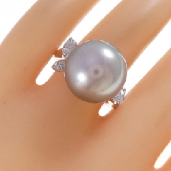 Nhẫn ngọc trai đen PT900 14mm - Hàng hiệu Authentic 850946