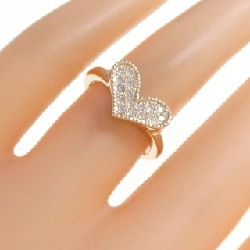 Nhẫn kim cương K18PG hình trái tim 0.16CT 670572