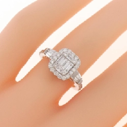 Nhẫn kim cương K18WG 0.78CT 668818