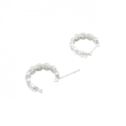 K14WG Bông tai kim cương hình trái tim 0.06CT - Hàng hiệu Chính hãng 870138