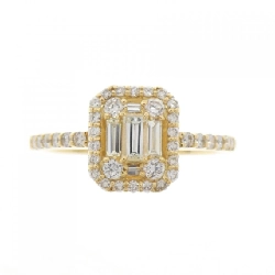 【Sản phẩm mới】Nhẫn kim cương K18YG 0.50CT 669141