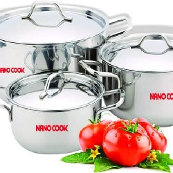 Bộ nồi 3 cái Inox 11933