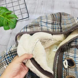 Áo khoác dạ lót lông cho bé trai bé gái siêu cute.  791964