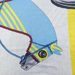 HERMES CHEVAL A LA COUVERTUR 693345T Khăn choàng - Hàng hiệu Chính hãng 884571