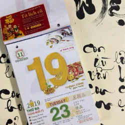 Tờ lịch năm 2019  kỷ niệm mọi cột mốc quan trọng copy 1