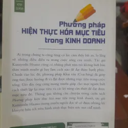 Kazuyoshi Hisano - Phương pháp HIỆN THỰC HÓA MỤC TIÊU ttong kinh doanh 1022195