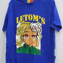 Áo thun cotton xanh leton 559802