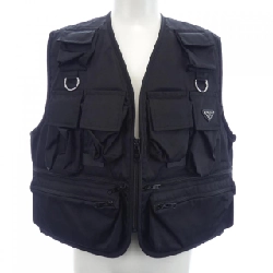 Áo gile PRADA với logo hình tam giác SGC499 SOOO 1WQ8 - Hàng hiệu Chính hãng