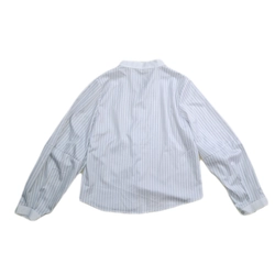 SƠ MI XANH SỌC TRẮNG DÀI TAY FREESIZE 476365