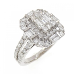 Nhẫn kim cương K18WG 1.40CT