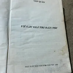 VĂN QUÂN - VỀ CÁC GIÁ TRỊ DÂN TỘC 573671