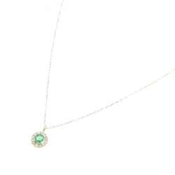 K18YG Emerald Necklace 0.08CT - Hàng hiệu Authentic 858053