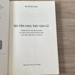 Gia lễ cổ truyền Việt Nam: HỒ THƯỢNG THƯ GIA LỄ, có in thêm phần nguyên bản chữ Hán 1064414