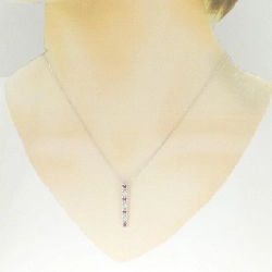 K18WG Hoa Hồng Ruby Dây Chuyền - Hàng hiệu Chính hãng 862825