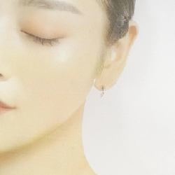 K18PG Bông tai kim cương - Hàng hiệu Authentic 870039