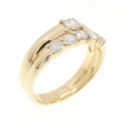 Nhẫn kim cương K18YG 0.51CT