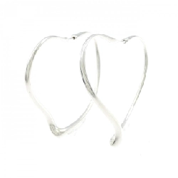 Bông tai hình trái tim mở Tiffany - Hàng hiệu Authentic