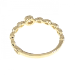 Nhẫn nhẫn ngón út kim cương K18YG 0.07CT 673019