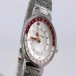 Louis Vuitton Tambour Moon Dual Time QA106 SS Quartz - Hàng hiệu Authentic 873362