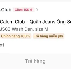 Quần calem ver 1 màu đen mới mặc 2-3 lần 1032753