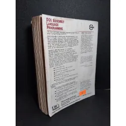 DOS Assembly Language Programming mới 70% ố vàng rách nhẹ trang rách gáy HCM2103 GIÁO TRÌNH, CHUYÊN MÔN 410796
