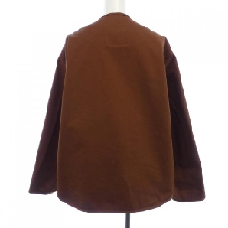 Áo khoác HERMES với chi tiết cưỡi ngựa 5E0163DQ áo khoác không cổ 631917